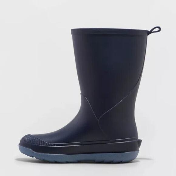 Kids' Andy Slip-On Rain Boots Navy - Cat & Jack - Picture 2 of 4